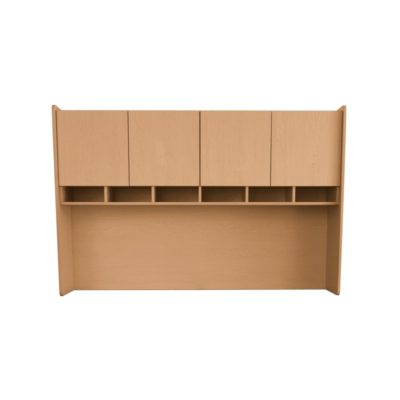 Librero sobre credenza de 4 puertas elite