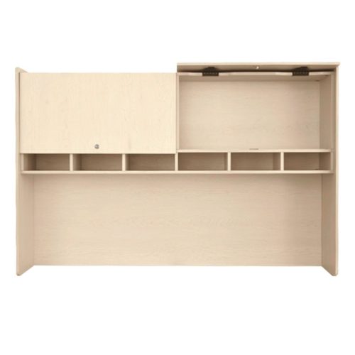 librero sobre credenza de 2 puertas elite 1.77 melamina