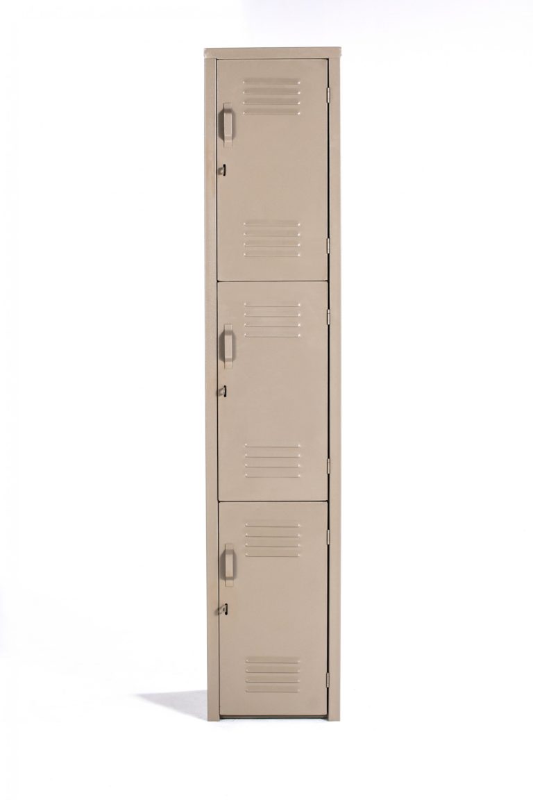locker metalico 3 puertas 180x38x45 cms metalico