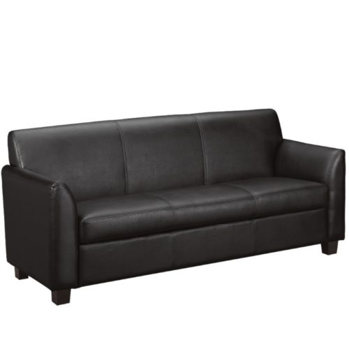 sofa de 3 plazas vl873st11 negro