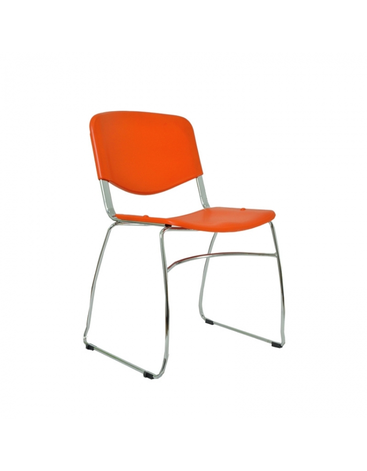 Silla para visitante con trineo de acero modelo BM 654